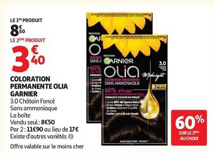 COLORATION PERMANENTE OLIA GARNIER