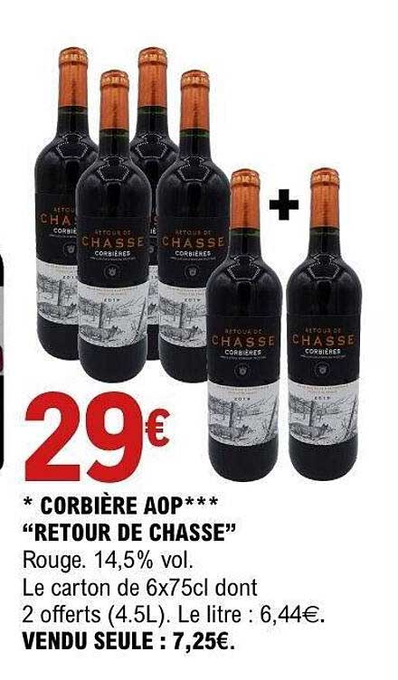 CORBIÈRE AOP*** "RETOUR DE CHASSE"