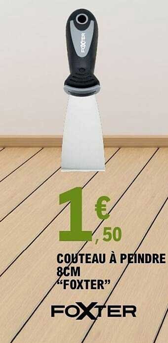 COUTEAU A PEINDRE 8CM “FOXTER”