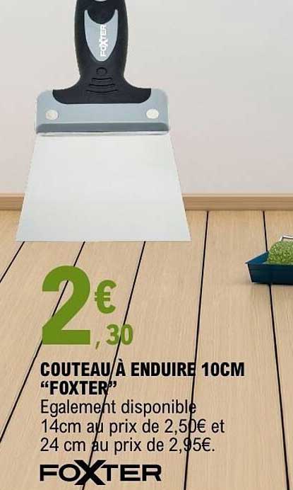 COUTEAU/A ENDUIRE 10CM "FOXTER"