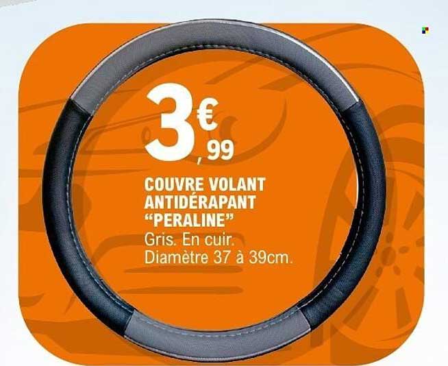 COUVRE VOLANT ANTIDÉRAPANT "PERALINE"