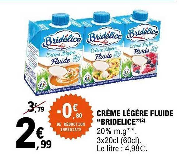 CRÈME LÉGÈRE FLUIDE "BRIDELICE"(2)