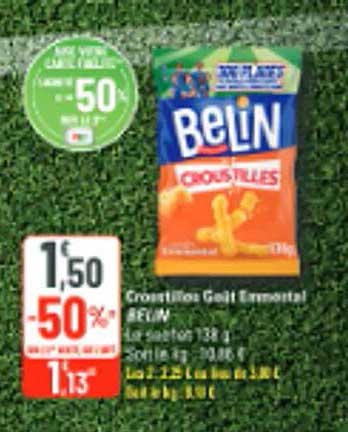 Crostitos Gout Emmental BELIN