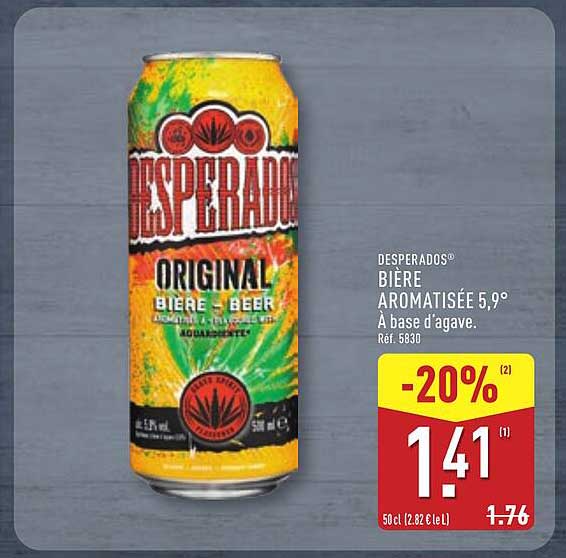 DESPERADOS® BIÈRE AROMATISÉE 5,9°