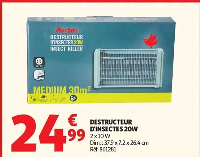 DESTRUCTEUR D'INSECTES 20W