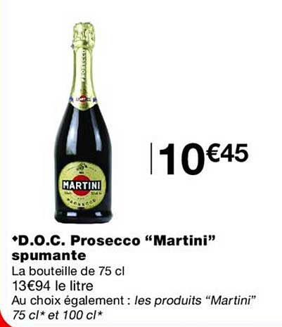 •D.O.C. Prosecco “Martini” spumante