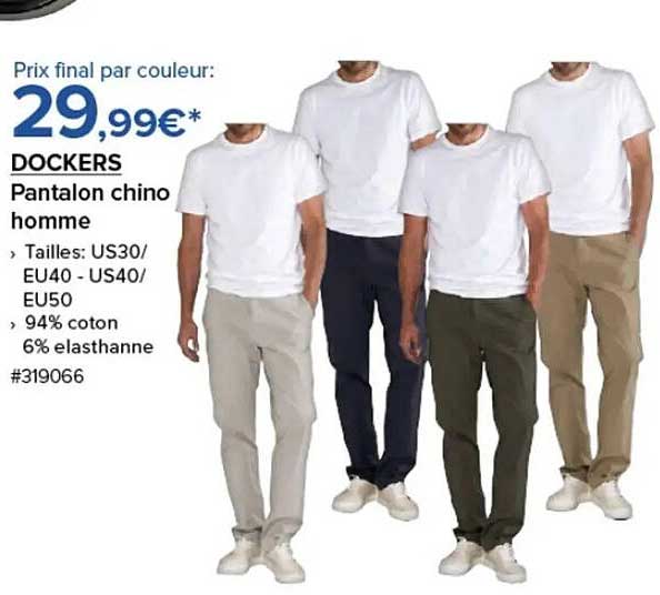 DOCKERS Pantalon chino homme