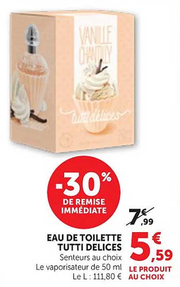 EAU DE TOILETTE TUTTI DELICES