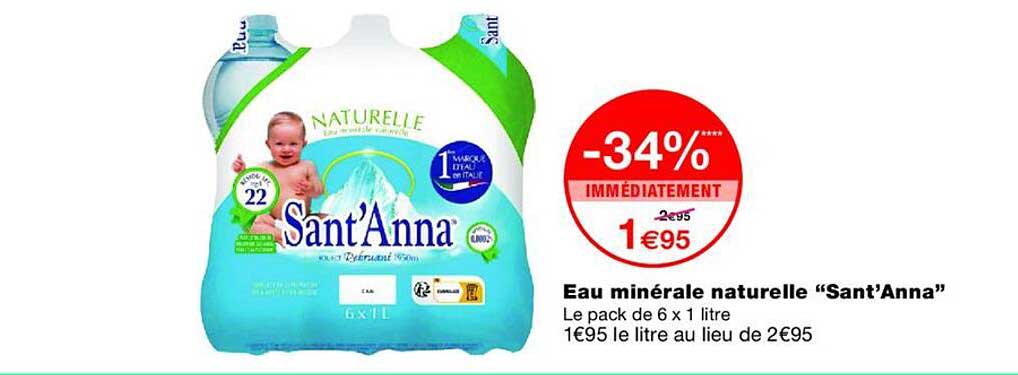 Eau minérale naturelle “Sant'Anna”