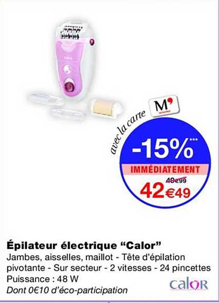Épilateur électrique “Calor”