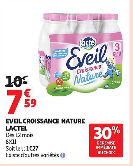EVEIL CROISSANCE NATURE LACTEL