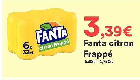 Fanta citron Frappé