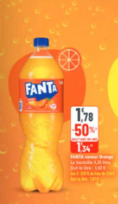 FANTA saveur Orange