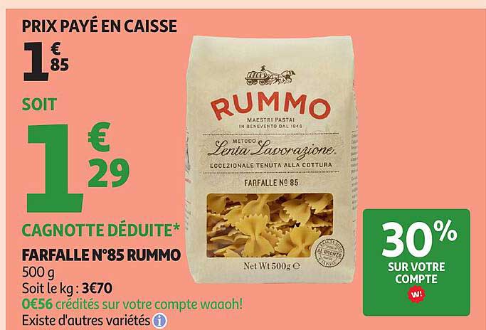 FARFALLE N°85 RUMMO 500 g