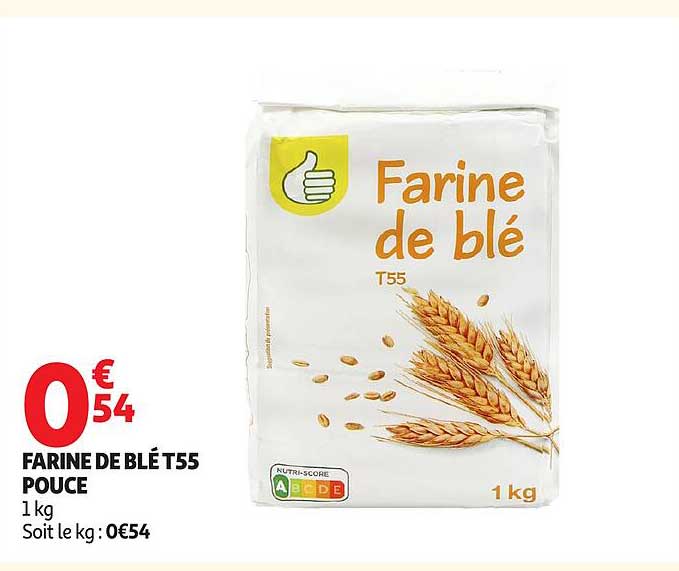 FARINE DE BLÉ T55 POUCE