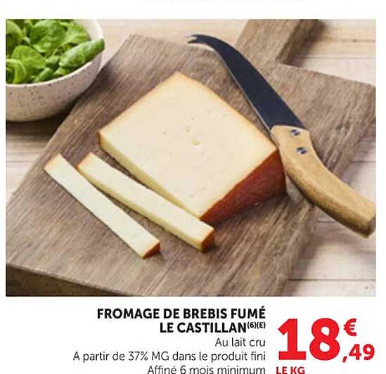 FROMAGE DE BREBIS FUMÉ LE CASTILLAN(6)