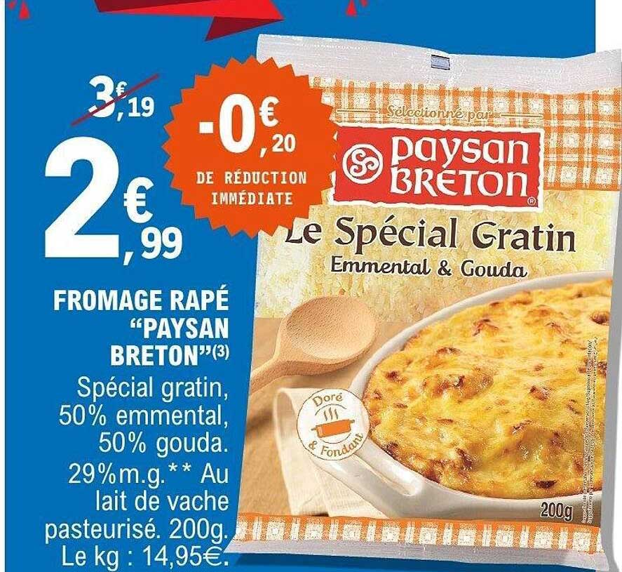 FROMAGE RAPÉ “PAYSAN BRETON”
