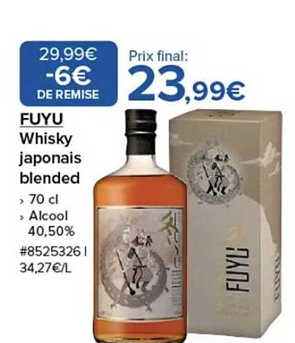 FUYU Whisky japonais blended