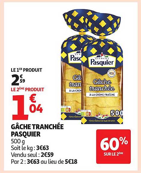 GÂCHE TRANCHÉE PASQUIER