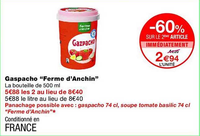 Gazpacho “Ferme d’Anchin”