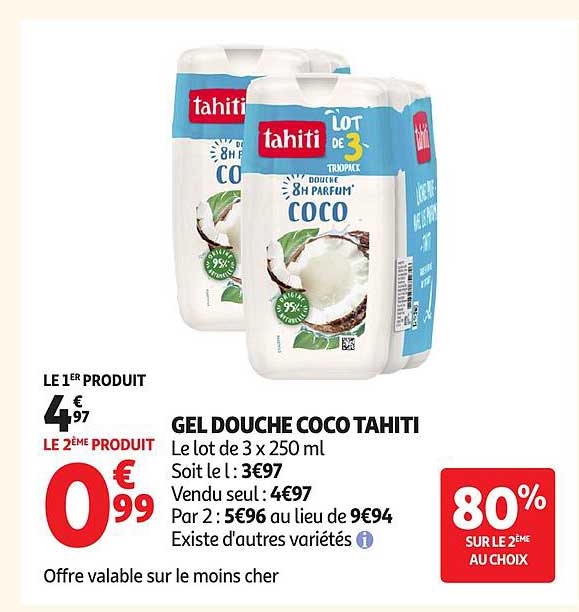 GEL DOUCHE COCO TAHITI