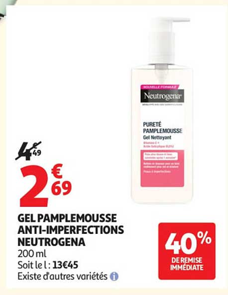 GEL PAMPLEMOUSSE ANTI-IMPERFECTIONS NEUTROGENA