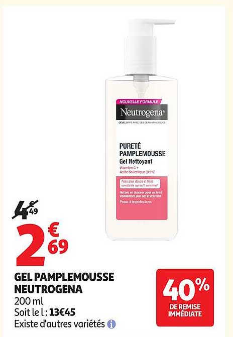GEL PAMPLEMOUSSE NEUTROGENA