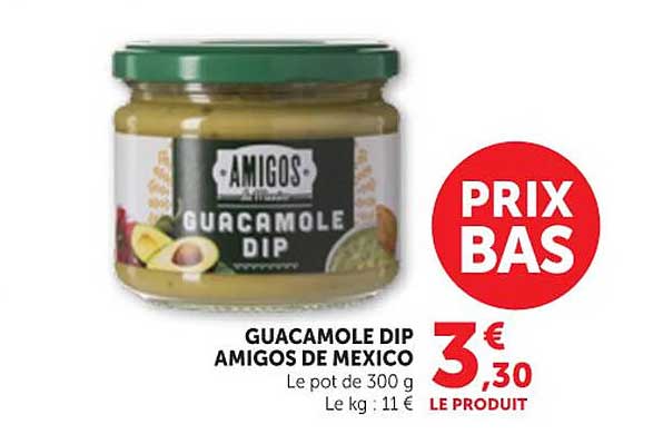 GUACAMOLE DIP AMIGOS DE MEXICO