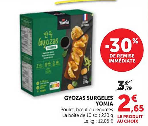 GYOZAS SURGELES YOMIA