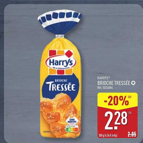 HARRYS® BRIOCHE TRESSÉE