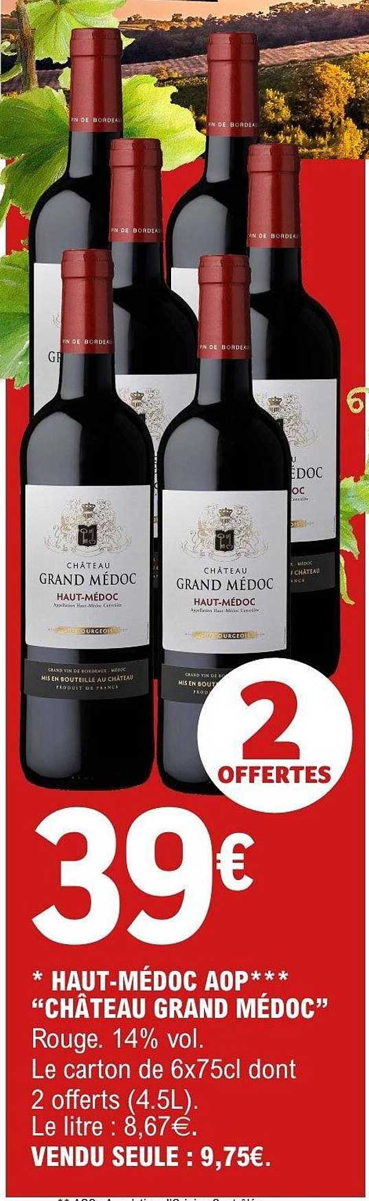 HAUT-MÉDOC AOP*** “CHÂTEAU GRAND MÉDOC”