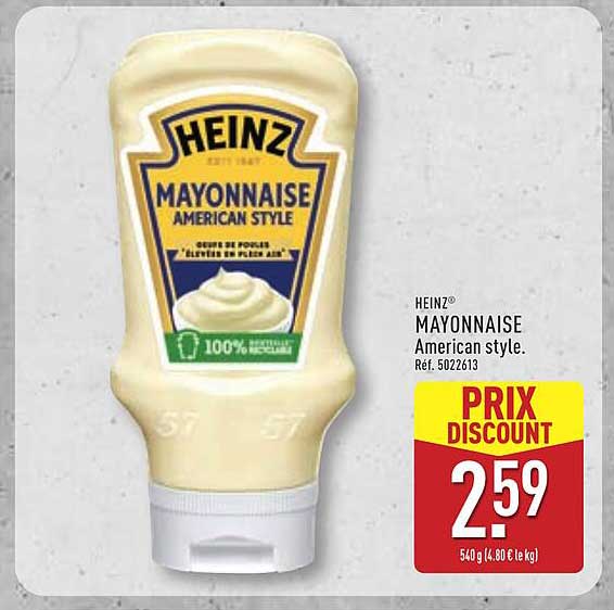 HEINZ MAYONNAISE American style.