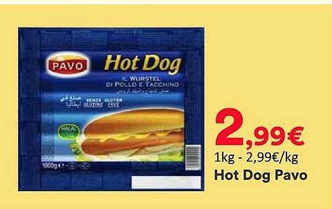 Hot Dog Pavo