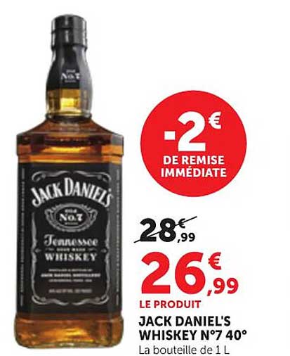 JACK DANIEL'S WHISKEY N°7 40°