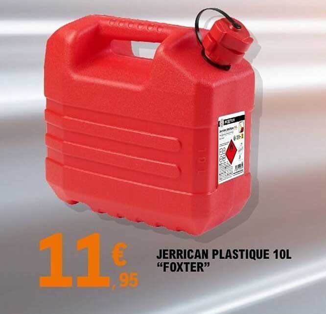 JERRICAN PLASTIQUE 10L “FOXTER”