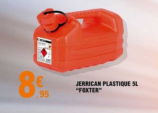 JERRICAN PLASTIQUE 5L “FOXTER”