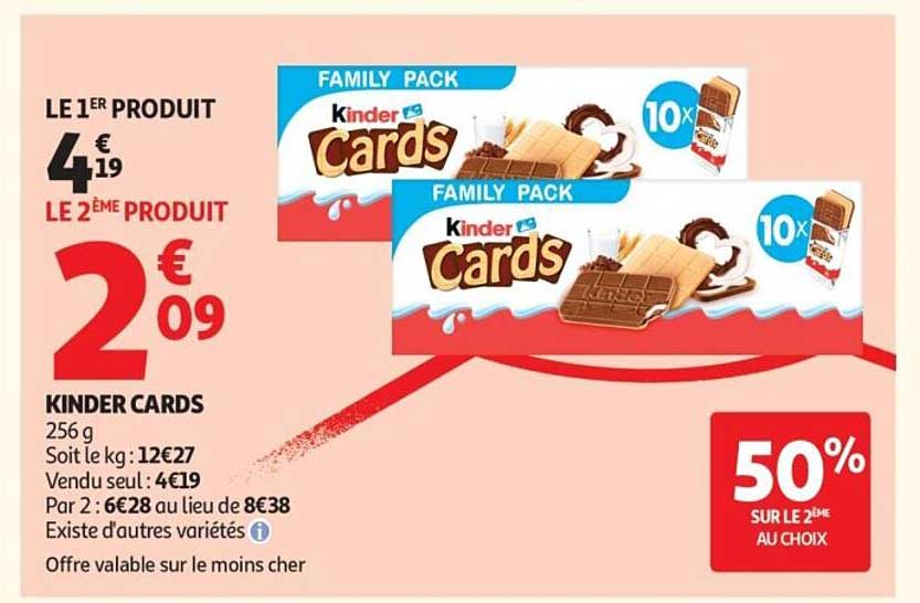 KINDER CARDS 256 g
