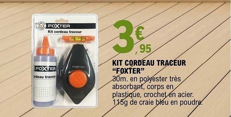 KIT CORDEAU TRACEUR “FOXTER”