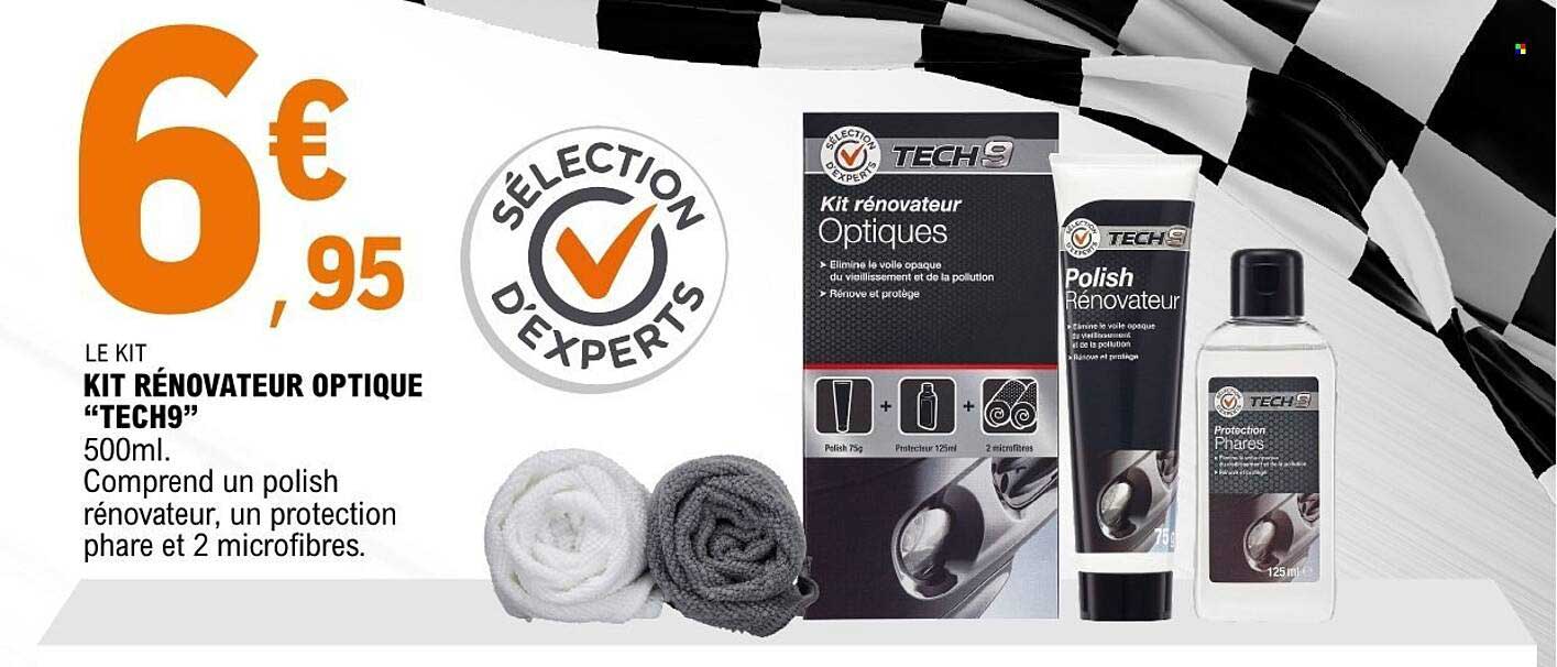KIT RÉNOVATEUR OPTIQUE “TECH9”