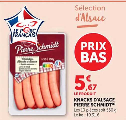 KNACKS D'ALSACE PIERRE SCHMIDT