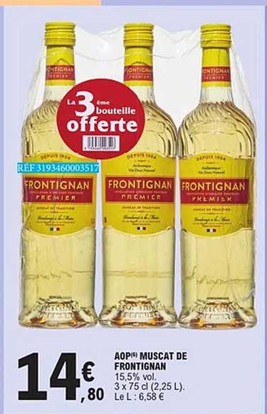 La 3ème bouteille offerte