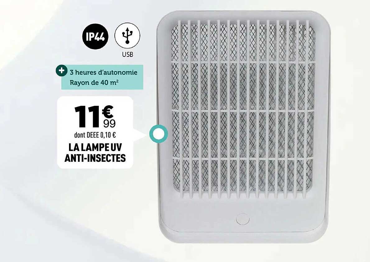 LA LAMPE UV ANTI-INSECTES