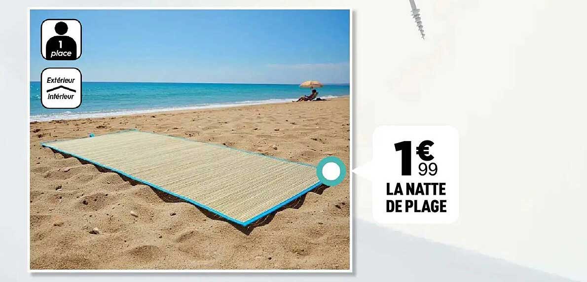 LA NATTE DE PLAGE
