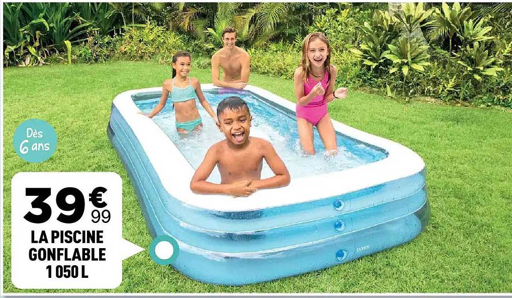 LA PISCINE GONFLABLE 1 050 L
