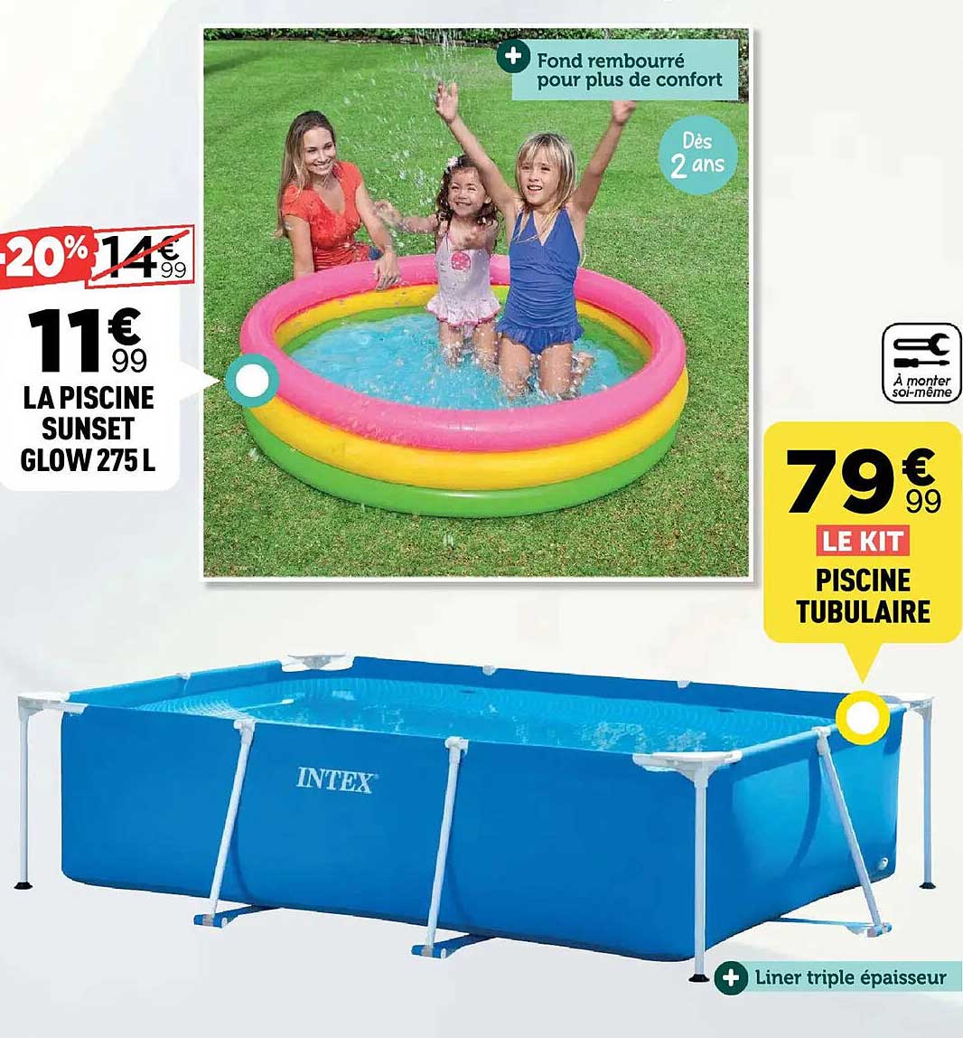 LA PISCINE SUNSET GLOW 275 L