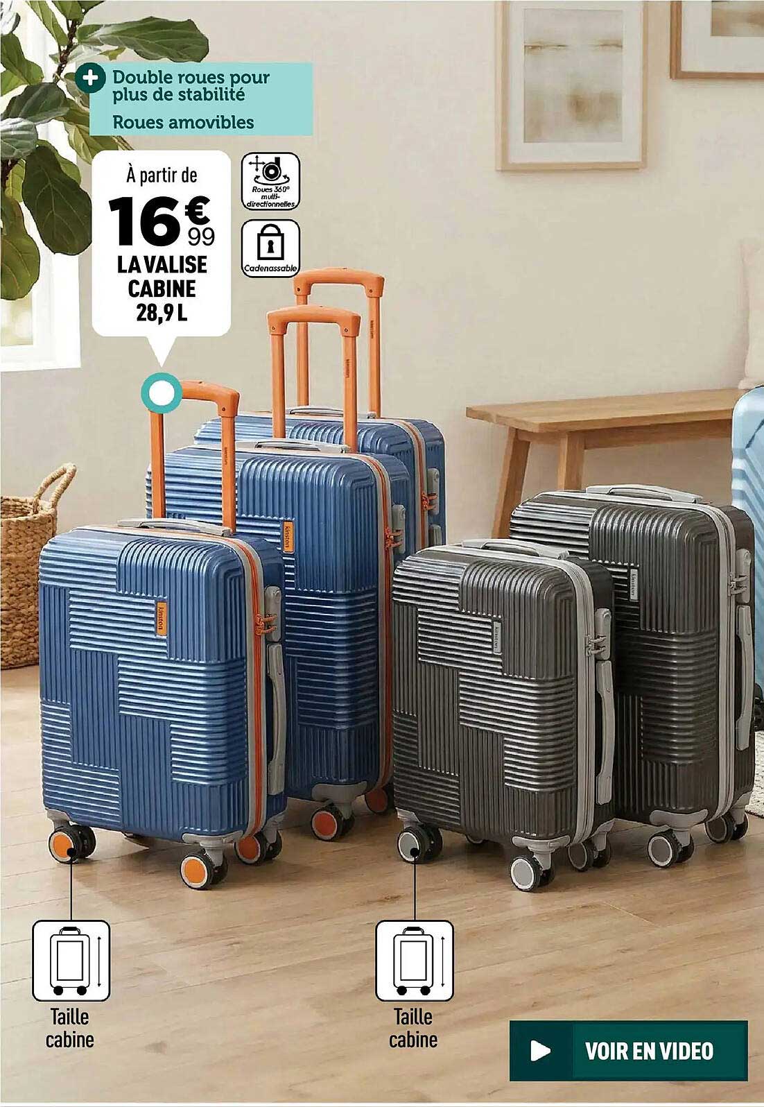 LA VALISE CABINE 28,9 L