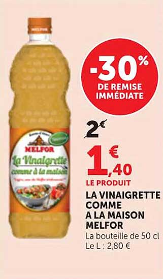 LA VINAIGRETTE COMME A LA MAISON MELFOR