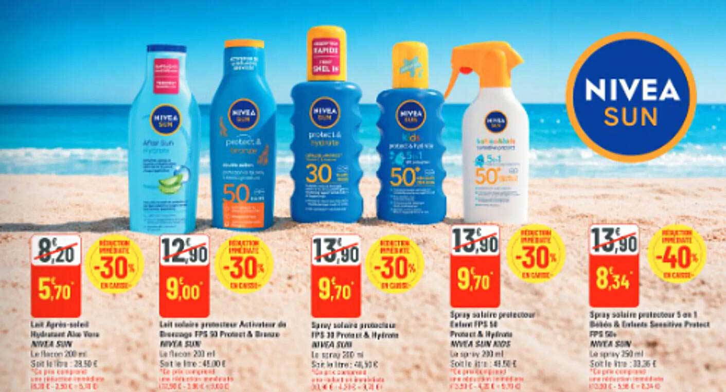 Lait après-soleil hydratant Aloe Vera NIVEA SUN