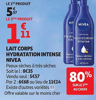 LAIT CORPS HYDRATATION INTENSE NIVEA