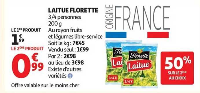 LAITUE FLORETTE